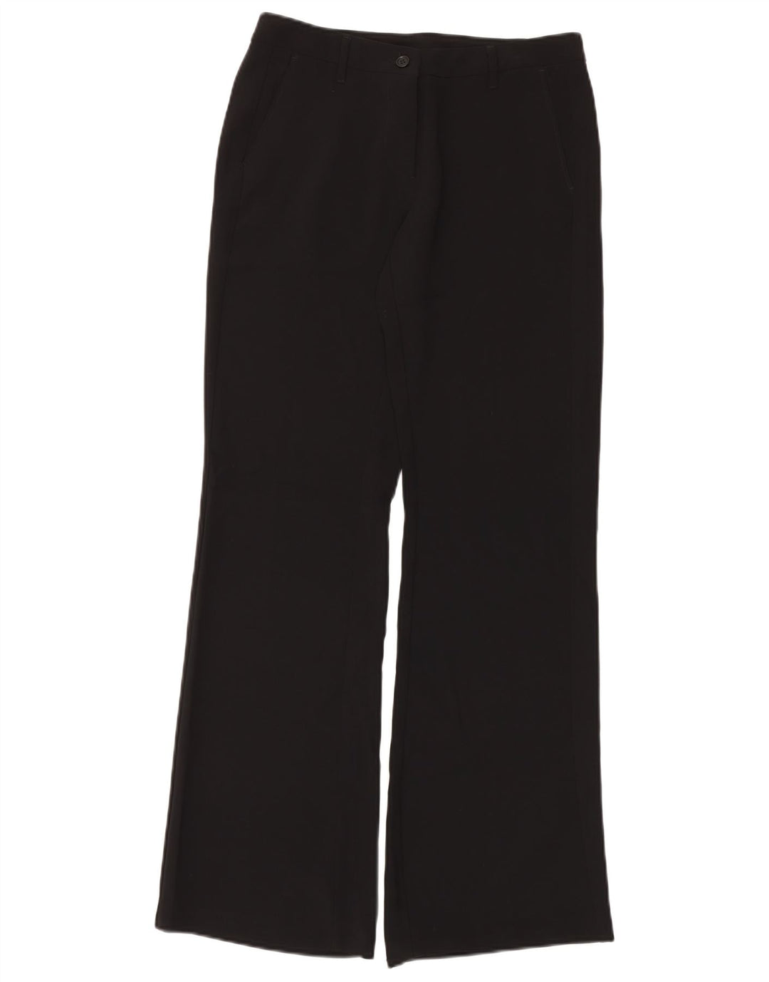 Damskie spodnie Bootcut Benetton IT 44 Medium W30 L34 Czarny poliester