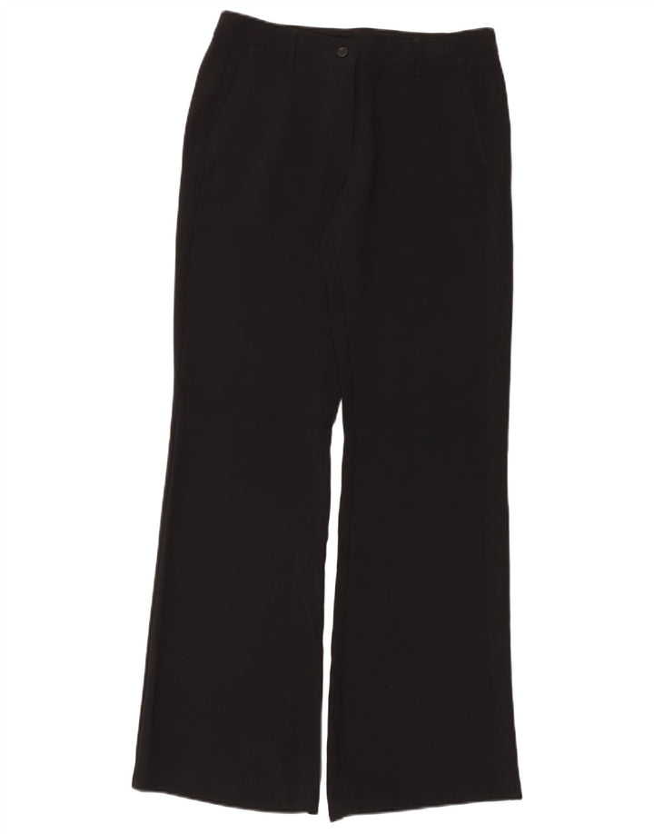 Damskie spodnie Bootcut Benetton IT 44 Medium W30 L34 Czarny poliester