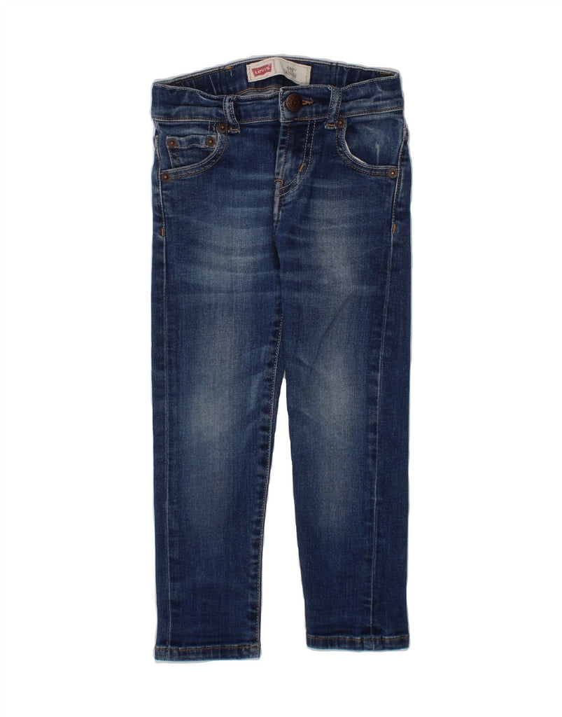 LEVI'S Boys 510 Skinny Jeans 3-4 Years W20 L15 Blue Cotton Vintage Levi's and Second-Hand Levi's from Messina Hembry 