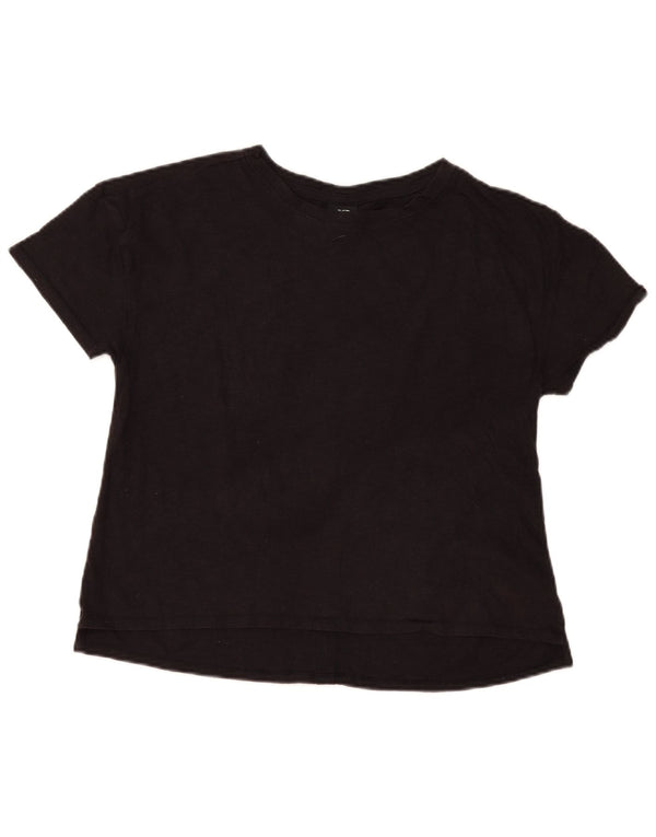 T-shirt damski The North Face UK 14, średni czarny, bawełniany