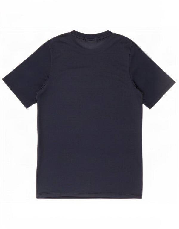 Nike Mens Dri Fit T-Shirt Top Small Navy Blue Colourblock