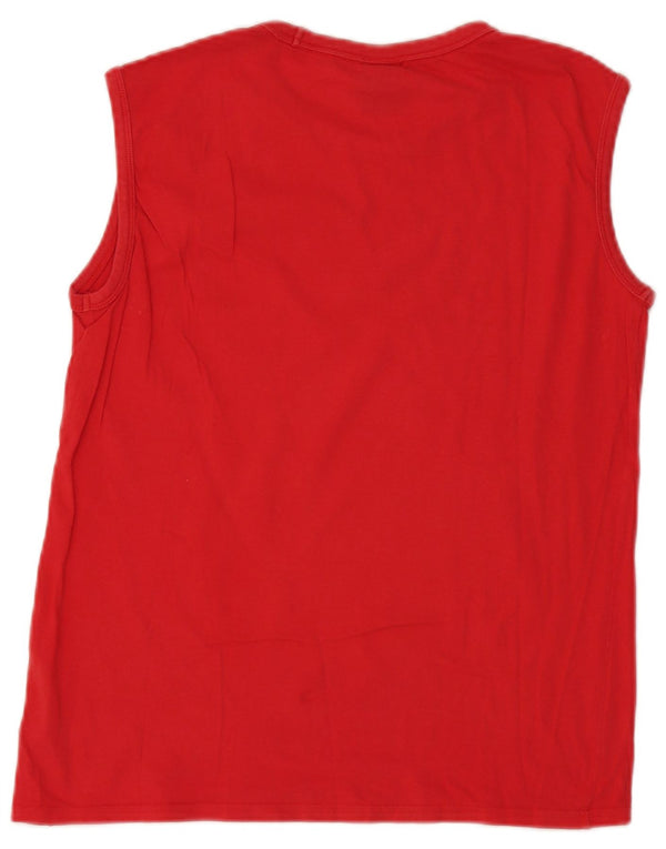 Chłopięcy T-shirt z grafiką Champion, 15-16 lat, 2XL, czerwony