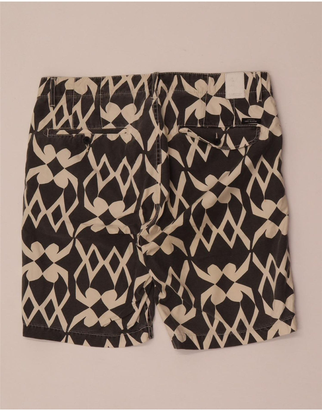 Męskie spodenki Chino Scotch & Soda W32 Średni czarny geometryczny