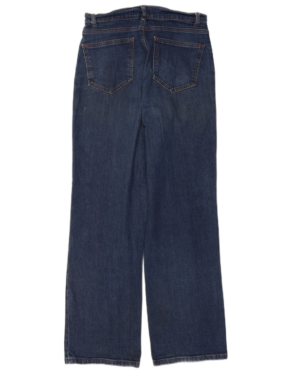 Damskie dżinsy z szeroką nogawką MINT VELVET UK 12 Medium W30 L30 Niebieska bawełna