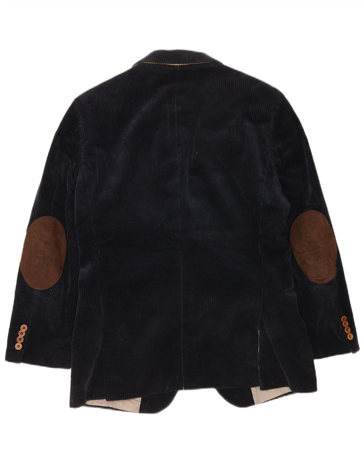 Męska sztruksowa marynarka zapinana na 2 guziki Tommy Hilfiger IT 48 Średni granat