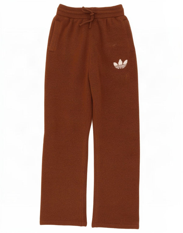 Damskie spodnie dresowe Adidas UK 4/6 XS Brązowy poliamid