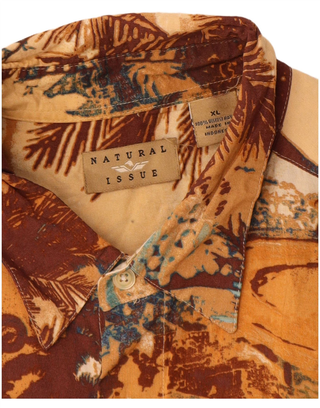 Męska graficzna koszula z krótkim rękawem Natural Issue XL, wielobarwna, hawajska