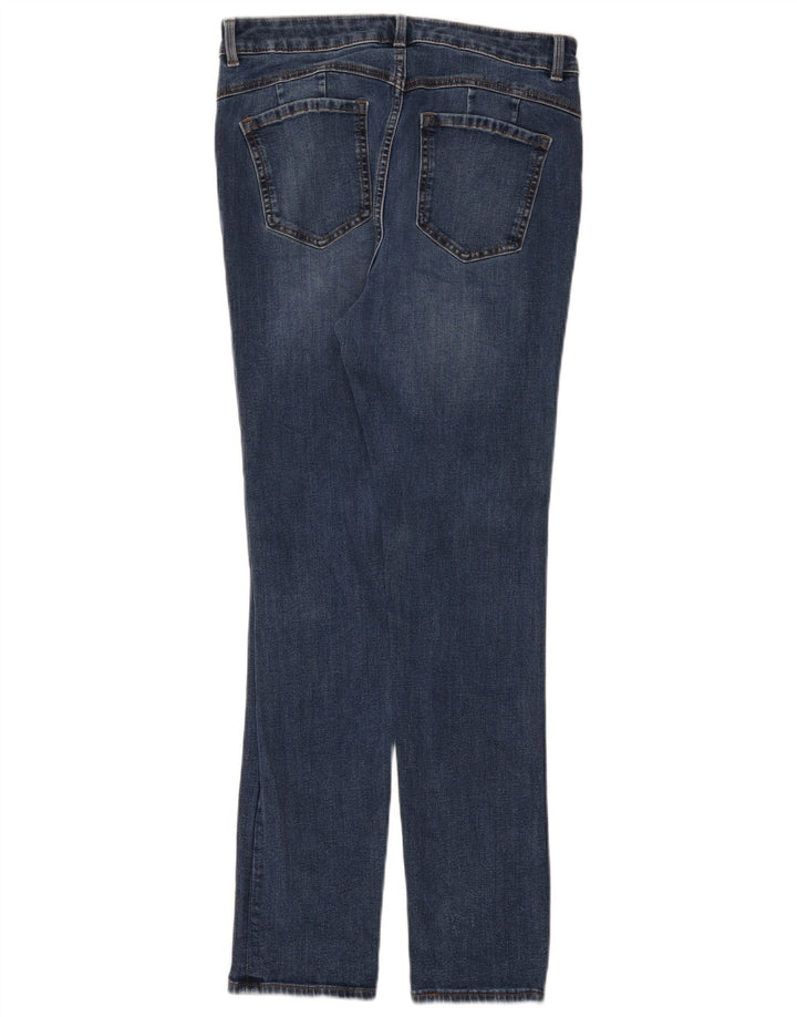 Marks & Spencer Damskie Regularne Jeansy Slim UK 12 Średnie W30 L28 Niebieskie Bawełniane