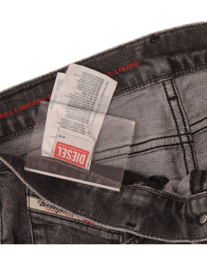 Diesel Męskie Thanaz Slim Jeans W30 L30 Szara bawełna