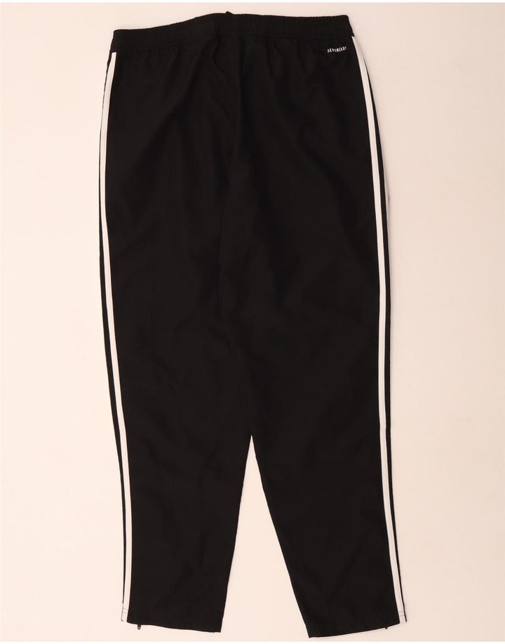 Męskie spodnie dresowe Adidas Aeroready, duże, czarne, poliestrowe