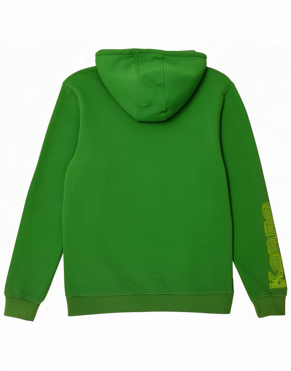 Męski sweter z kapturem Kappa, duży, zielony, bawełniany