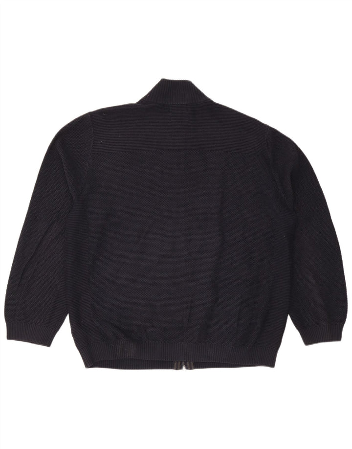 Marks & Spencer Męski sweter kardigan 2XL Granatowy, bawełniany