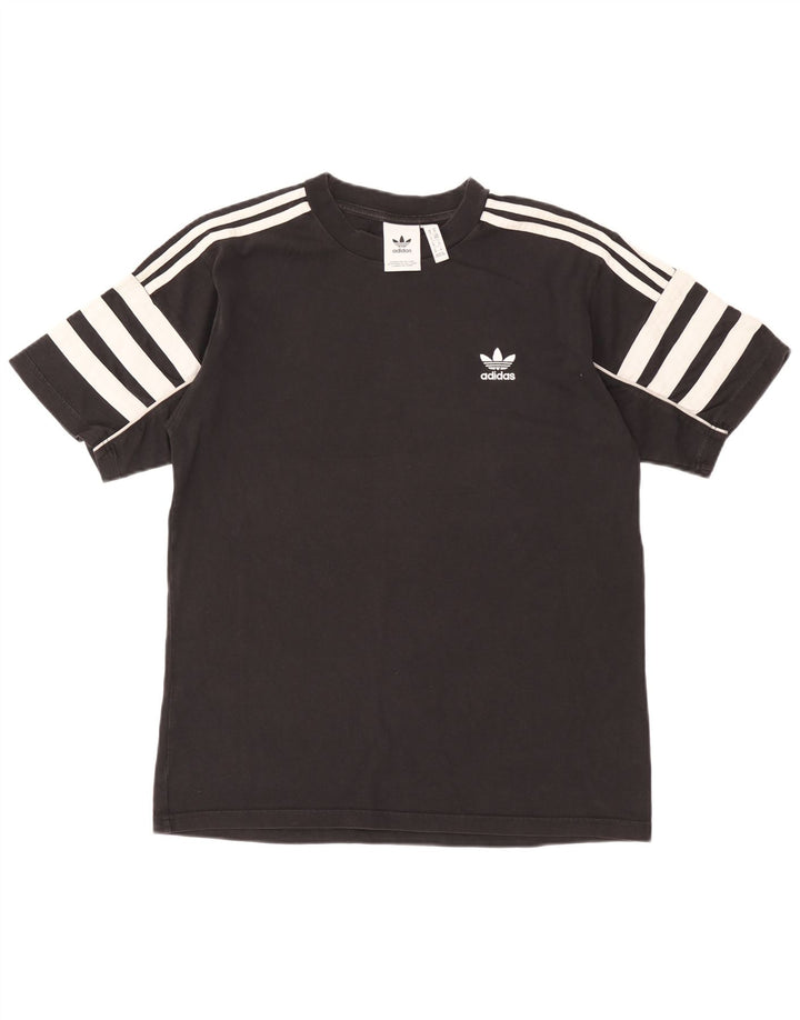 Adidas Męski T-shirt Top Średni Czarny Bawełniany