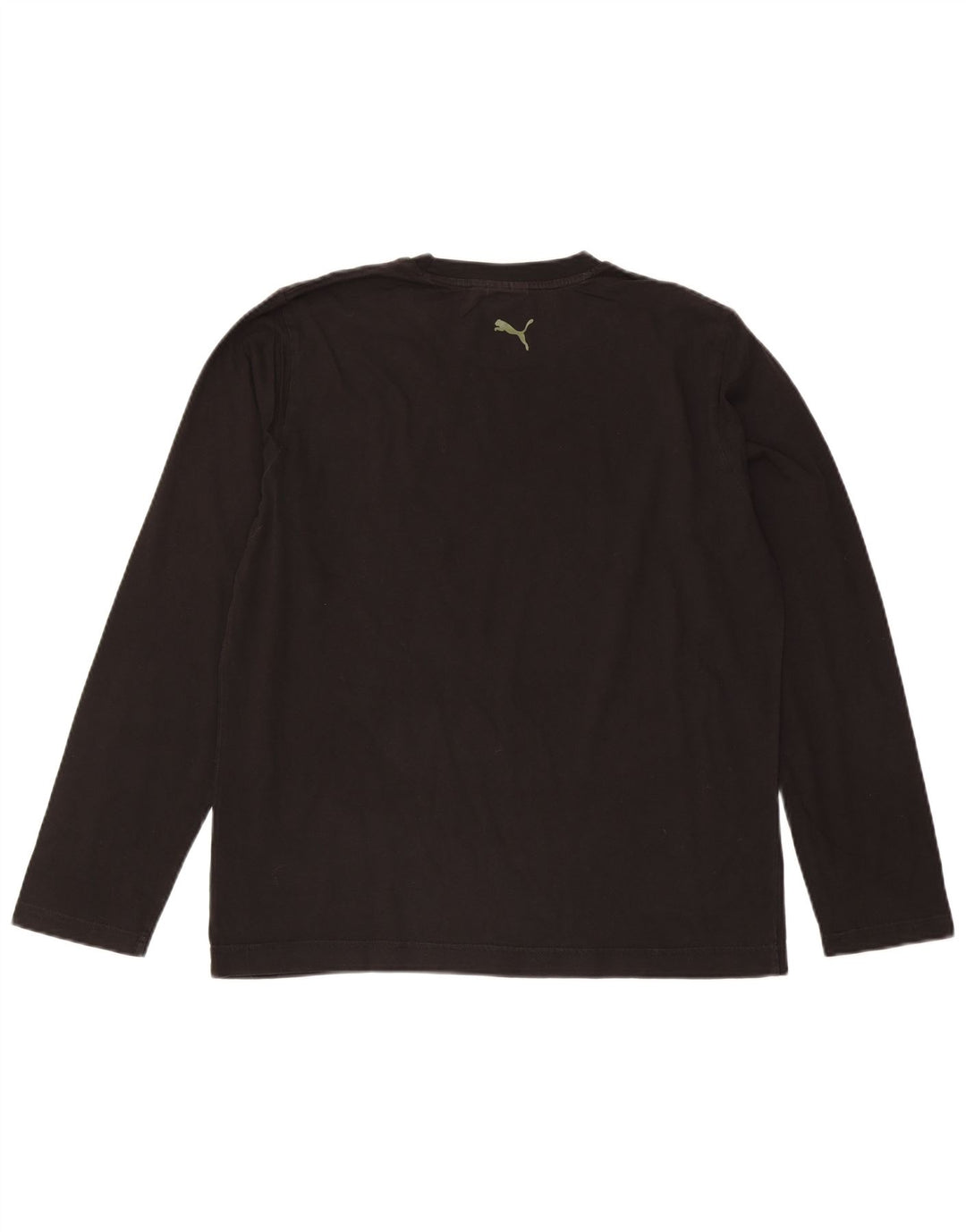 Męski top graficzny Puma z długim rękawem, duży, czarny