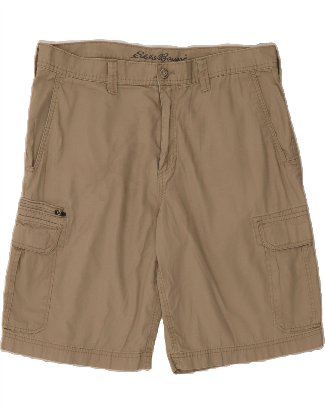 EDDIE BAUER Mens Cargo Shorts W36 Large  Beige Cotton Vintage Eddie Bauer and Second-Hand Eddie Bauer from Messina Hembry 