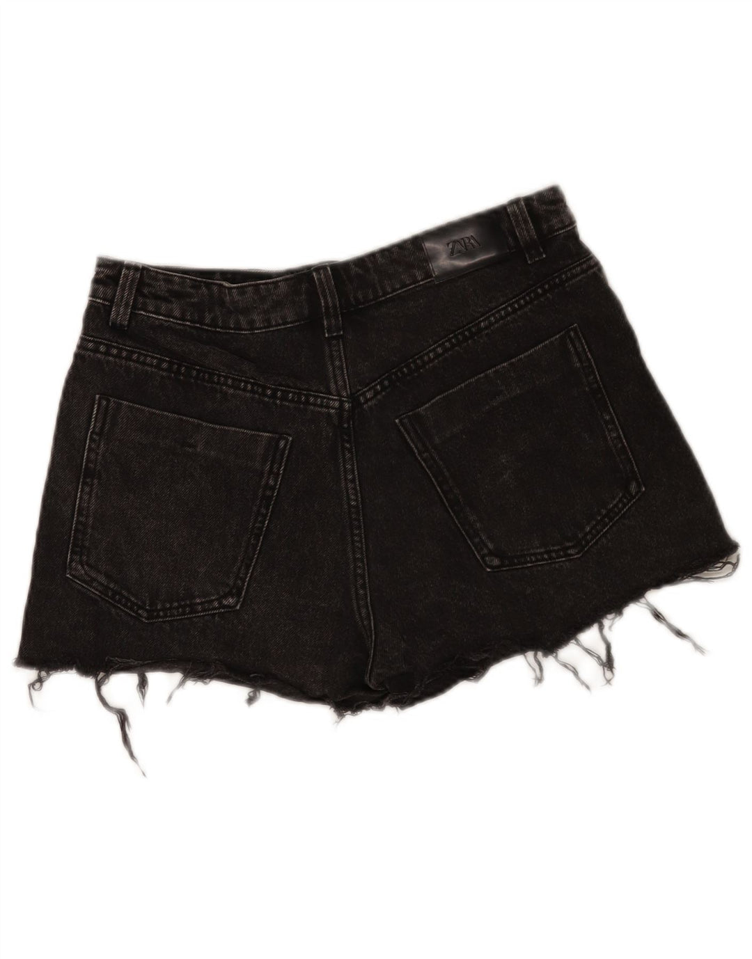 Damskie spodenki jeansowe Zara EU 40 Medium W30, czarna bawełna