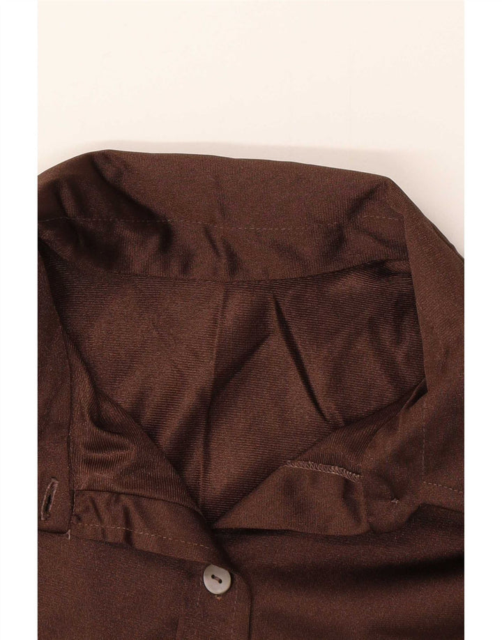 Bluzka damska Vintage UK 10 Small Brown