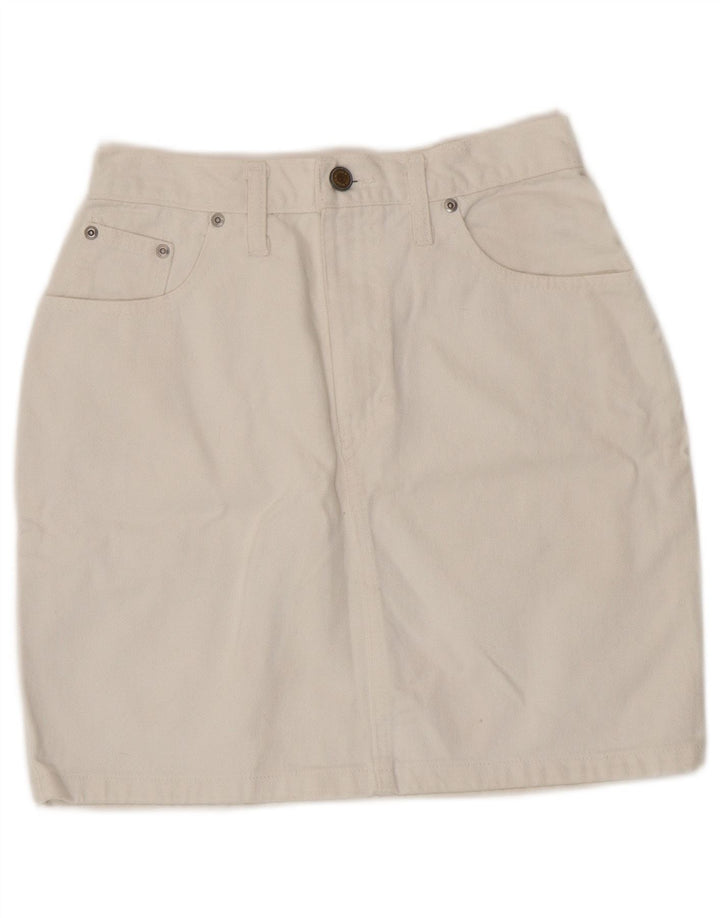 Damska spódnica jeansowa VANILIA W26 Small White