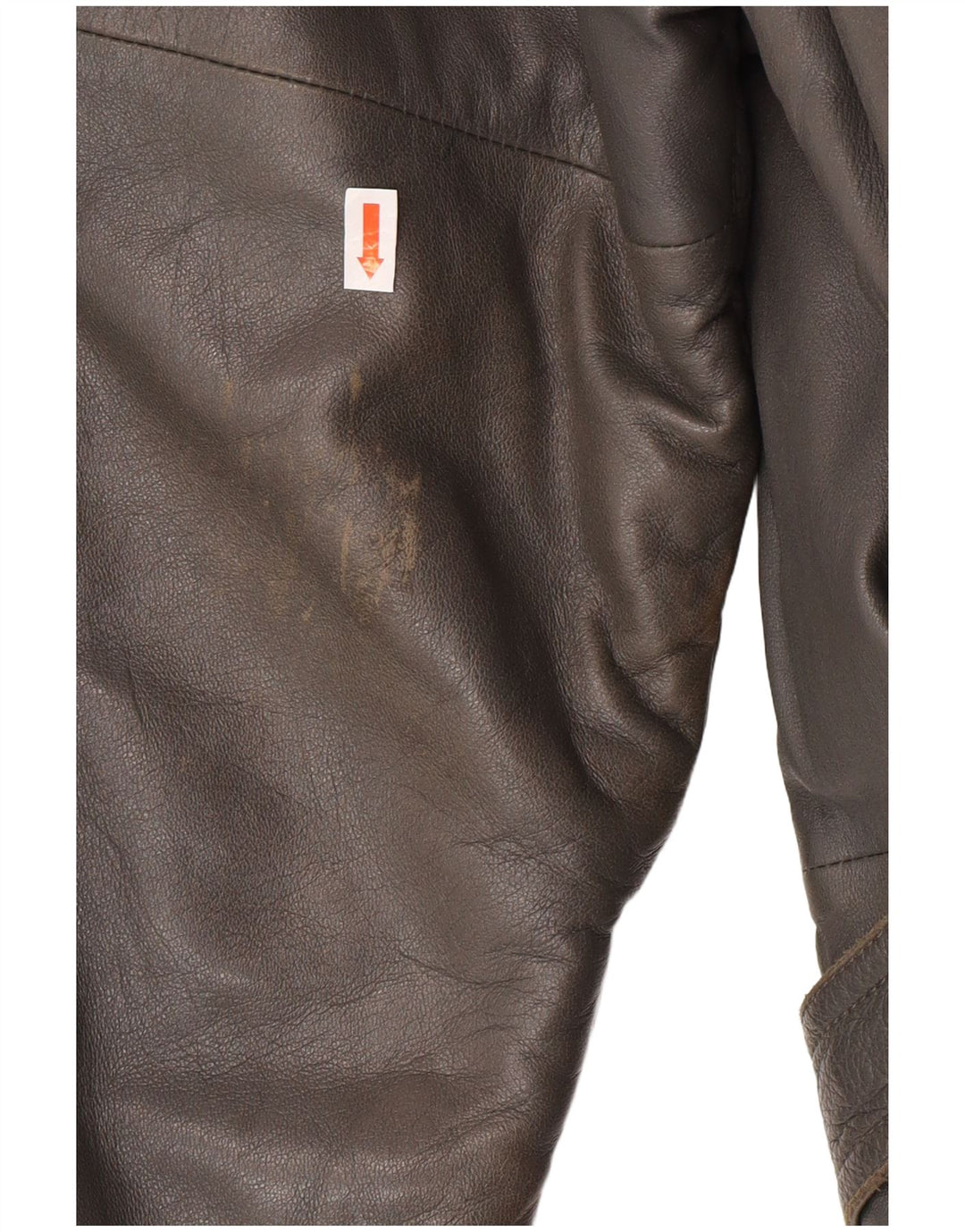 DRESSCO Męski płaszcz skórzany IT 54 2XL Szara skóra