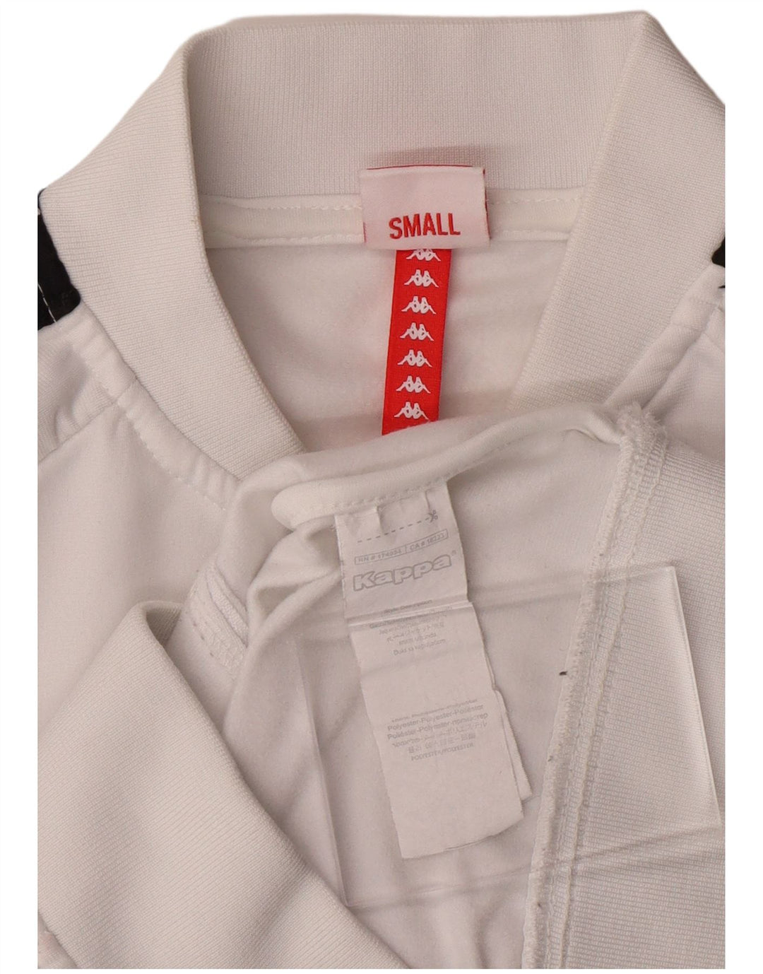 Kurtka dresowa dziewczęca KAPPA z grafiką, 11-12 lat, mała, biała