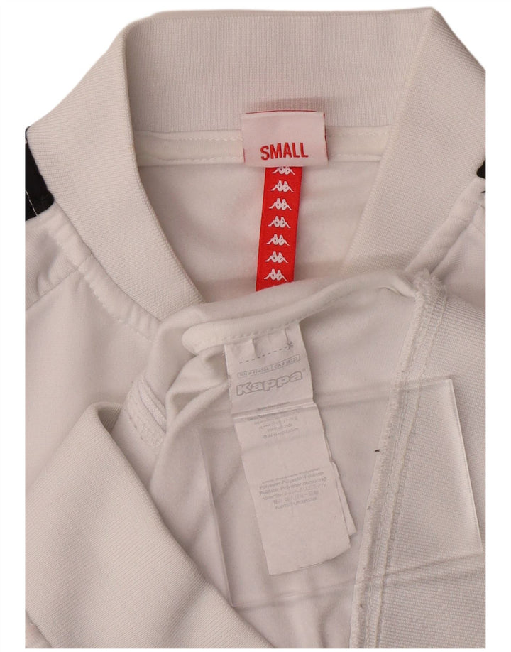 Kurtka dresowa dziewczęca KAPPA z grafiką, 11-12 lat, mała, biała