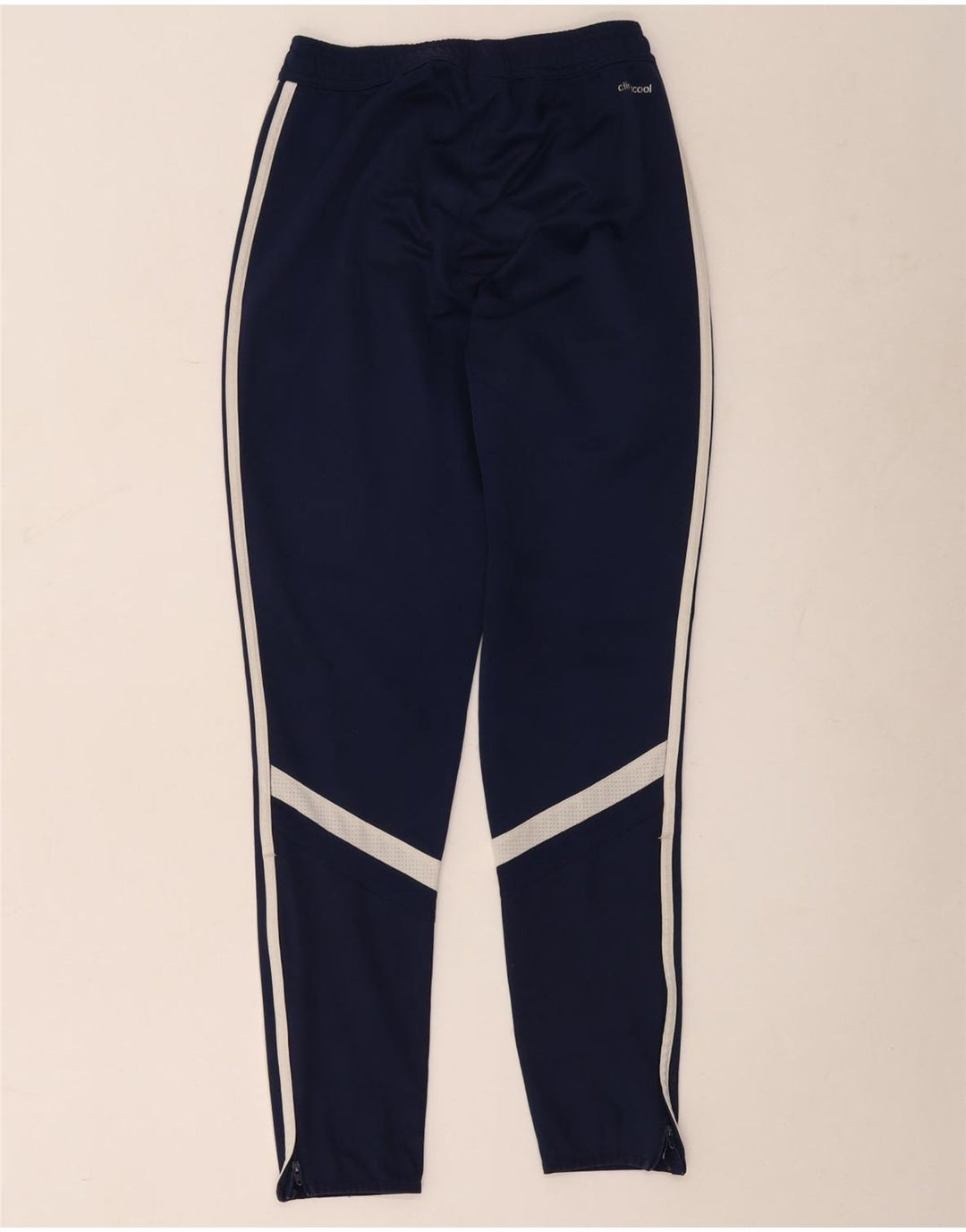 Męskie spodnie dresowe Adidas Climacool XS Granatowy poliester z blokami kolorów