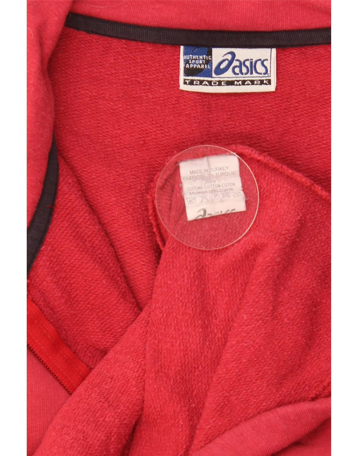 Męska kurtka dresowa Asics 2XL, czerwona, bawełniana