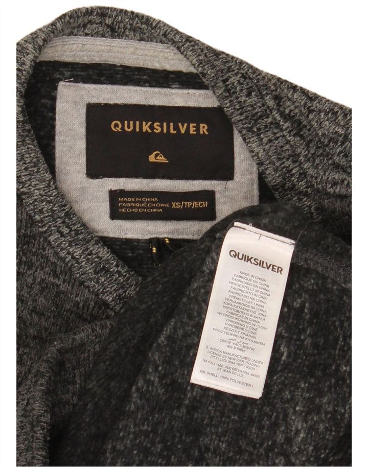 Męska bluza Quiksilver Sweter XS Szary, nakrapiany poliester