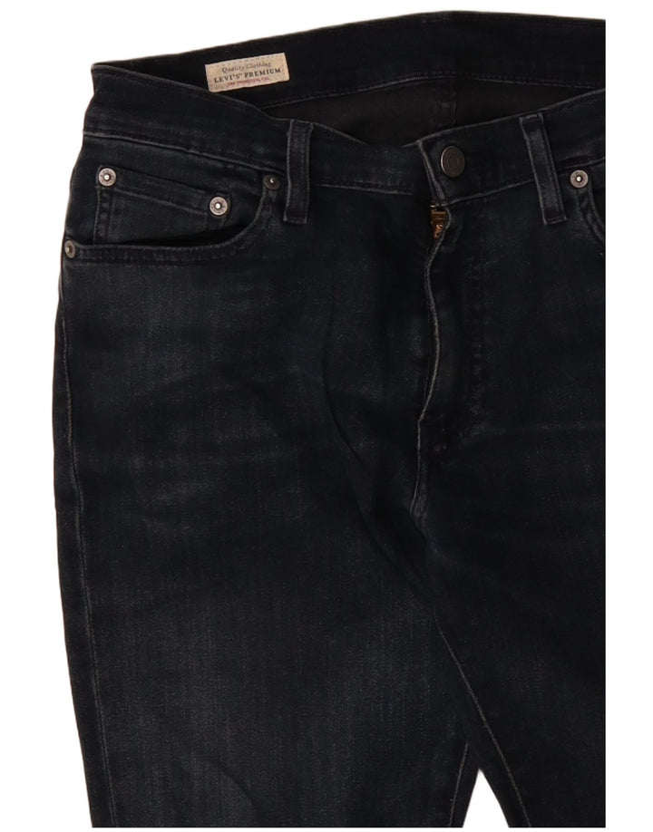 Męskie jeansy Levi's 511 Slim W30 L32 Granatowa bawełna