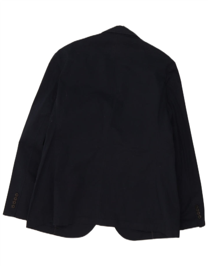 Marks & Spencer Męska marynarka zapinana na 2 guziki, UK 44 XL, granatowa, bawełniana