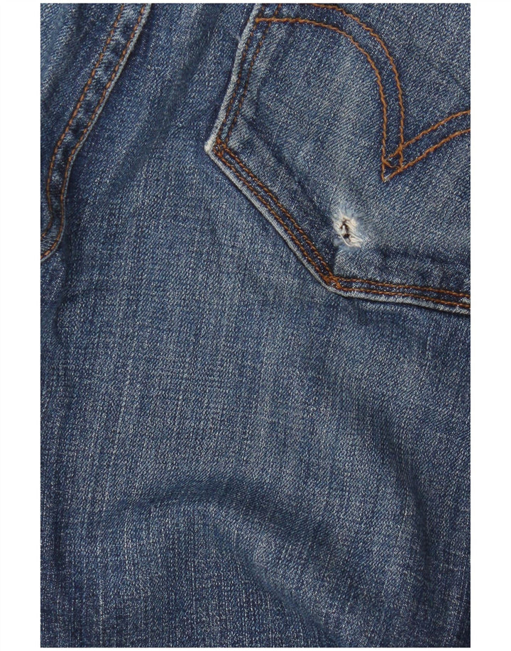 Damskie jeansy Levi's 525 Bootcut US 10 Large W30 L28 Niebieska bawełna