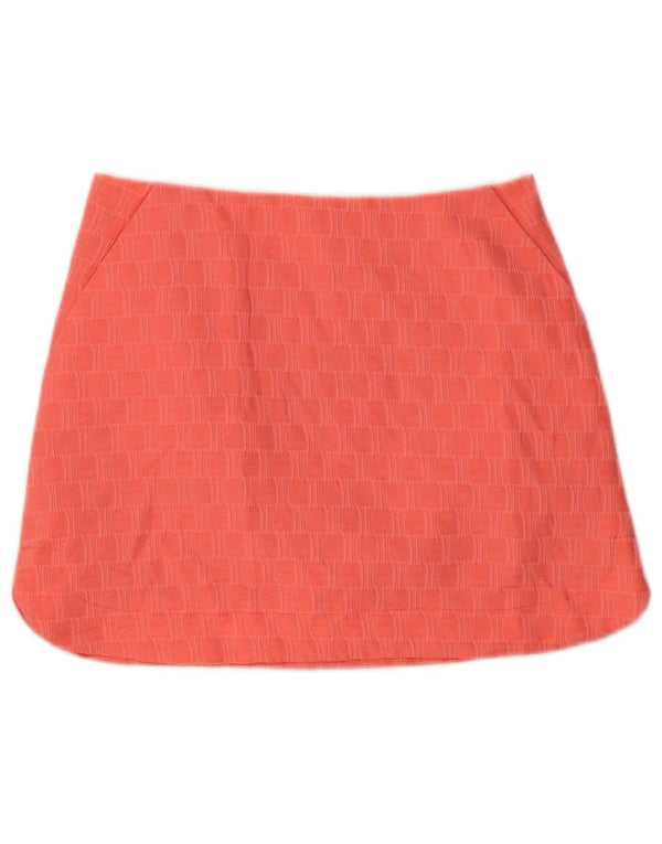 Damska spódniczka mini Topshop UK 10 Small W28 Różowy geometryczny poliester