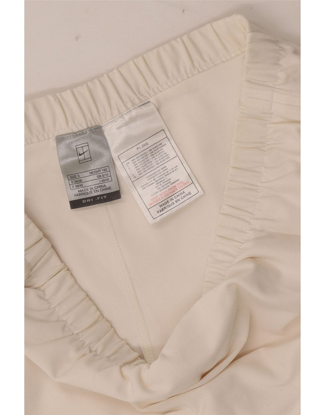 Nike Damskie Skort UK 8/10 Mały złamany biały poliester