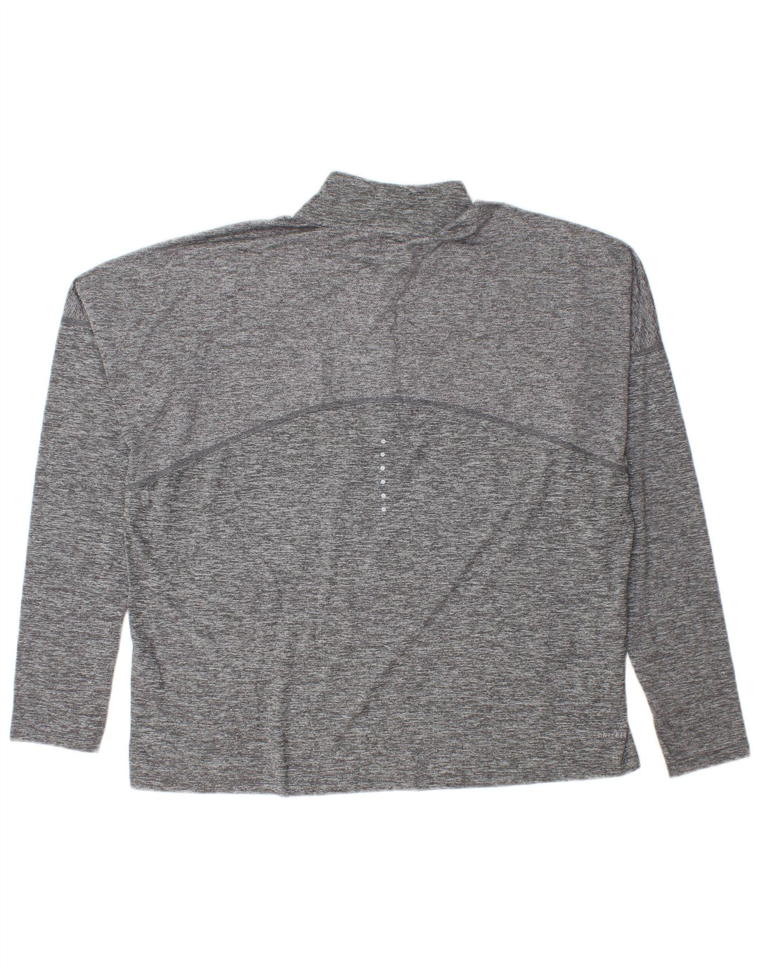 Męski dres Nike z zamkiem błyskawicznym i bluzą XL, szary, nakrapiany poliester