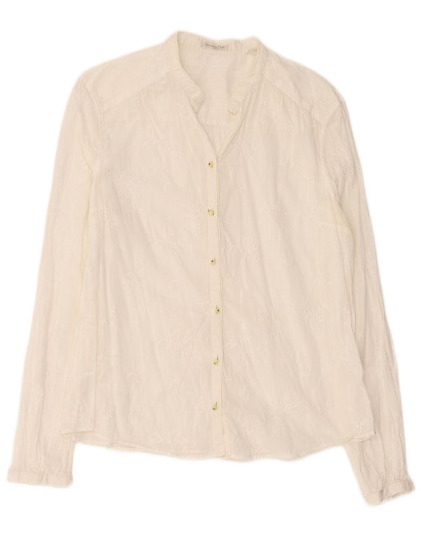 Koszula damska Massimo Dutti EU 44 XL w kolorze złamanej bieli w kwiaty