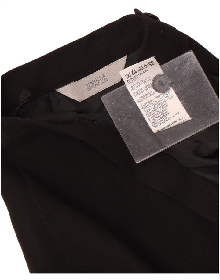 Marks & Spencer Damska spódnica ołówkowa UK 12 Medium W28 Czarny poliester