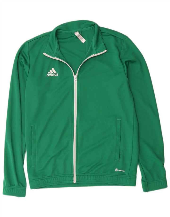Męska kurtka dresowa Adidas Aeroready, średni zielony poliester