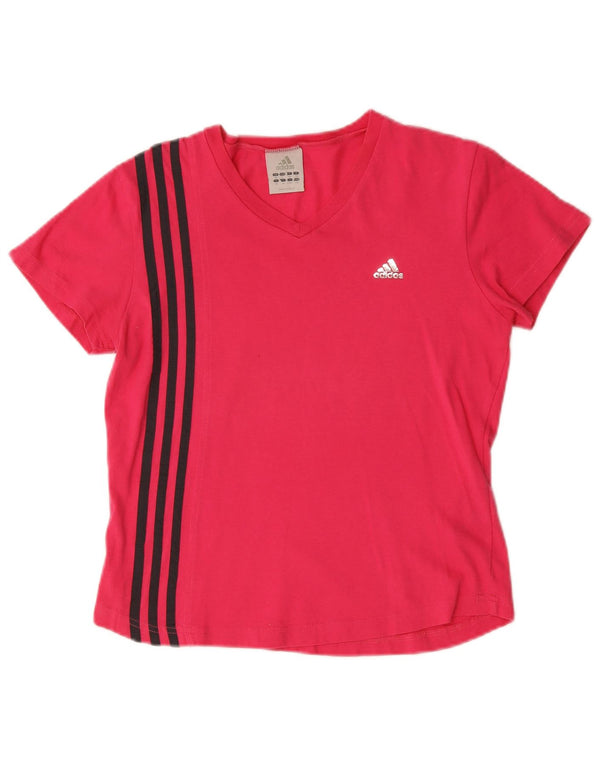 Damska koszulka Adidas Top UK 10 Small Pink Cotton