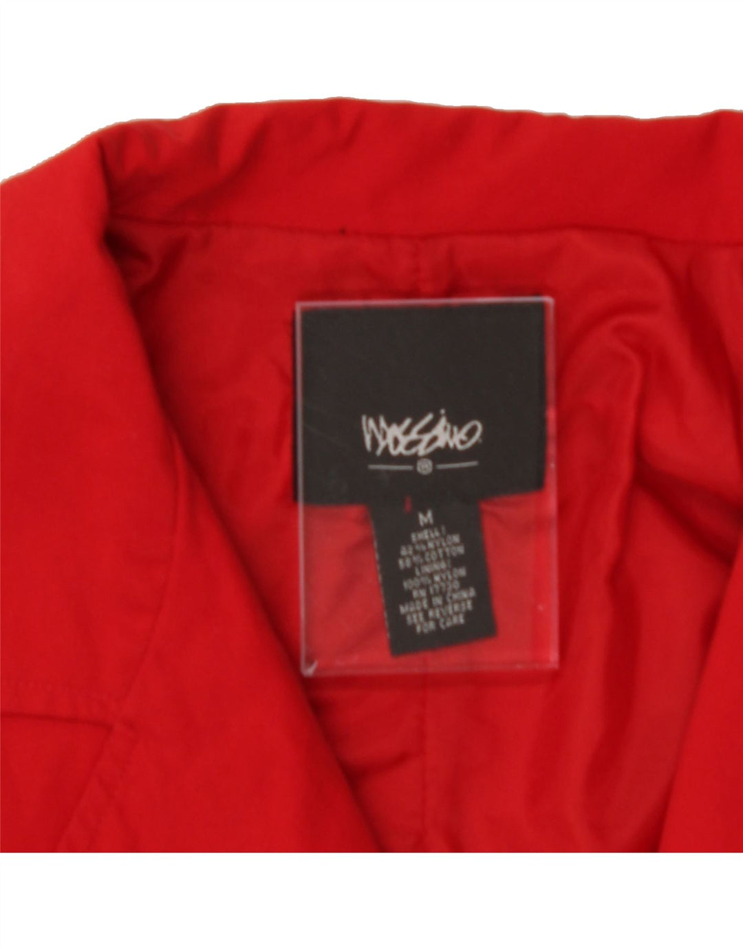 MOSSIMO Womens Overcoat UK 14 Medium Red Nylon Vintage Mossimo and Second-Hand Mossimo from Messina Hembry 