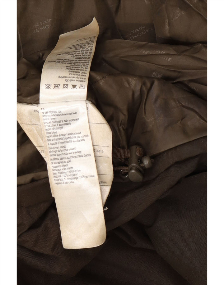 Męska kurtka parka z kapturem Mountain Warehouse UK 38 Średni brązowy nylon