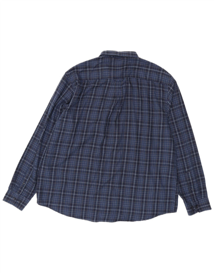 Koszula męska James Pringle 2XL granatowa, poliestrowa kratka