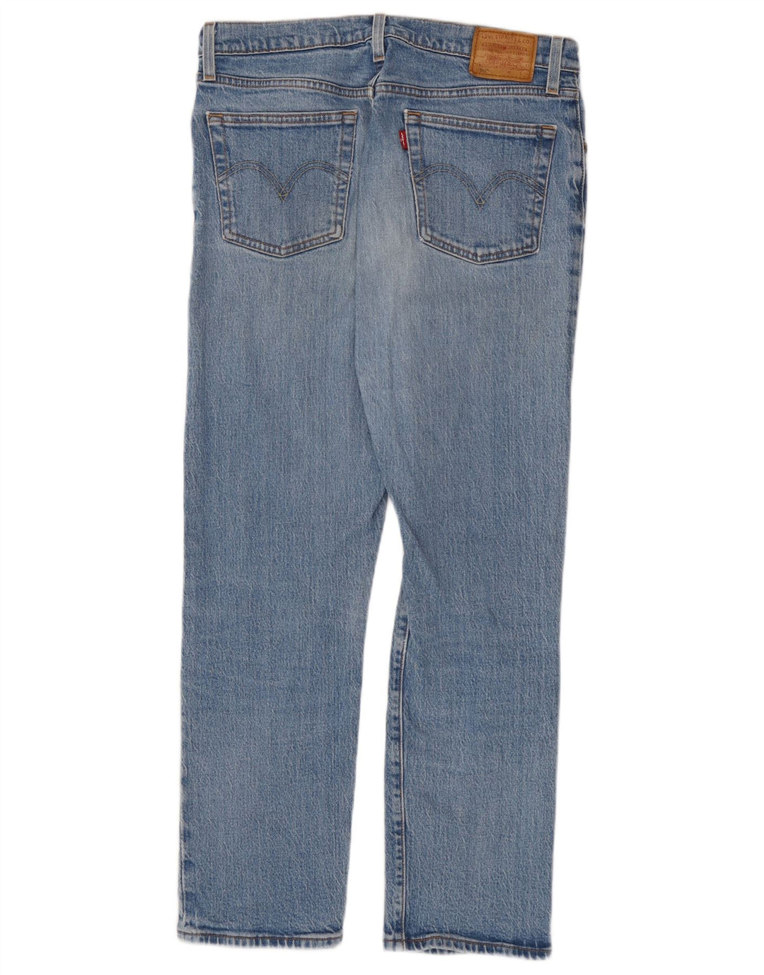 Damskie jeansy Levi's 501 Straight W29 L28 Niebieskie bawełniane