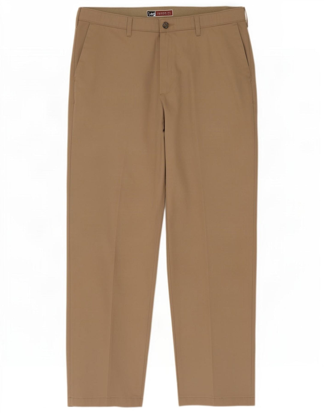 Męskie spodnie chino Lee Custom Fit W38 L32 beżowa bawełna