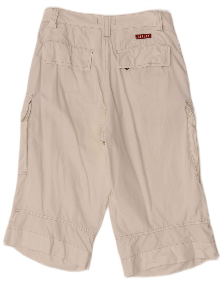 Męskie spodenki cargo Replay W28 Small White