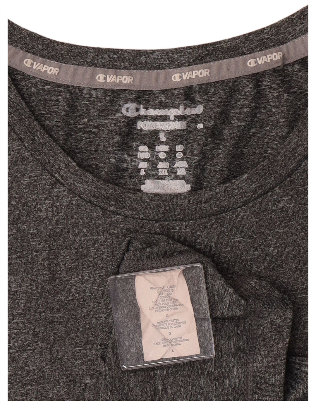 Damska koszulka Champion Top UK 16, duża, szary poliester