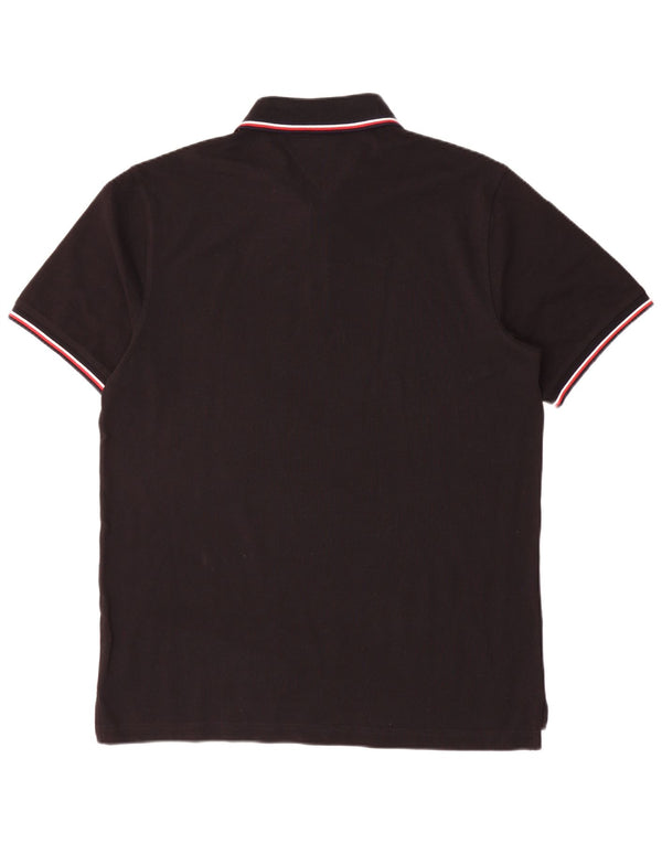 Męska koszulka polo Slim Fit Tommy Hilfiger 2XL, bawełniana w czarne paski