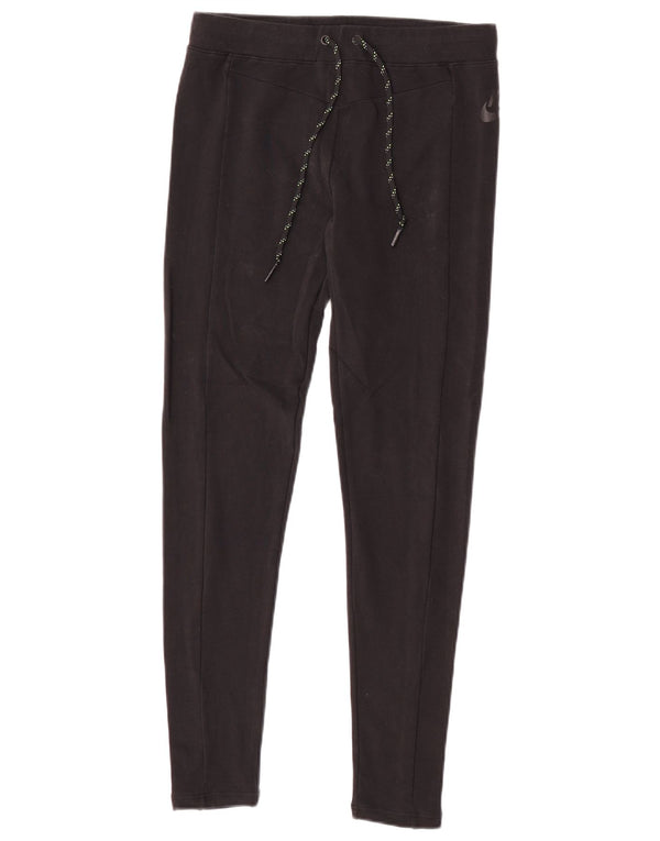 Legginsy damskie Nike UK 10, małe, czarne, bawełniane