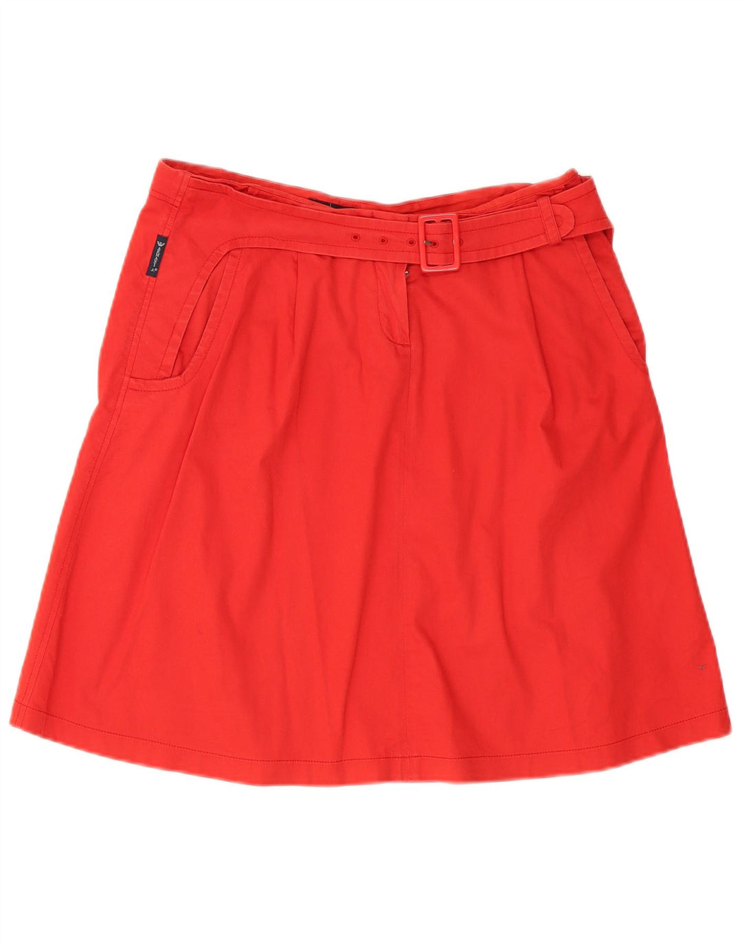 Damska spódnica w kształcie litery A Armani US 8 Medium W30 Czerwona bawełna
