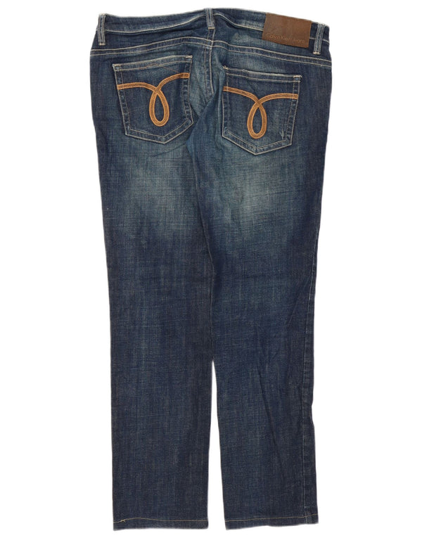 Damskie dżinsy Calvin Klein W31 L29 Niebieskie bawełniane