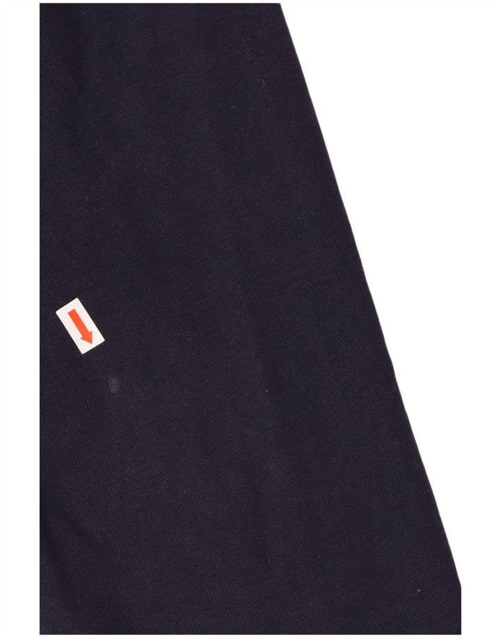 Damski sweter z kapturem i grafiką Tommy Hilfiger UK 14, średni granatowy, bawełniany